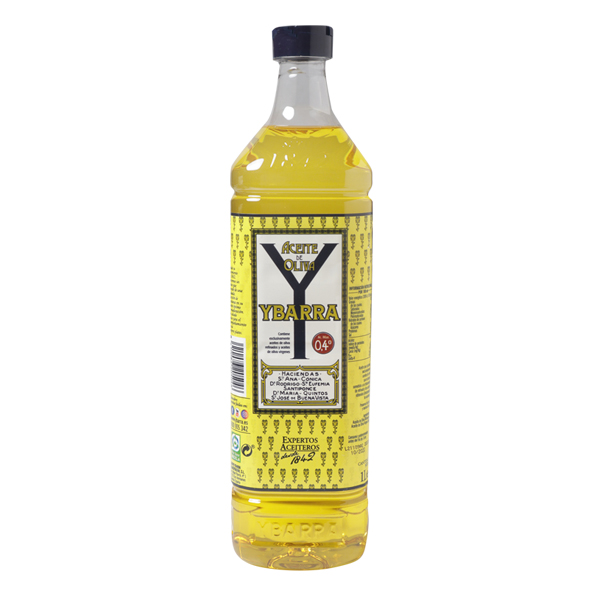 Comprar botella Aceite de oliva suave 0,4º Ybarra 1 litro ⤇Tienda Online ®