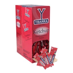 Caja Sachet de ketchup Ybarra en 252 sobres monodosis